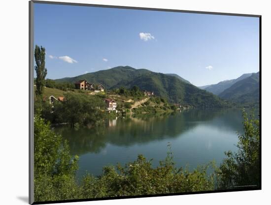 View Over Lake and Mountains, Near Konjic, Bosnia, Bosnia-Herzegovina-Graham Lawrence-Mounted Photographic Print
