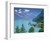 View Over Lake Brienz to Iseltwald, Switzerland-Simon Harris-Framed Photographic Print