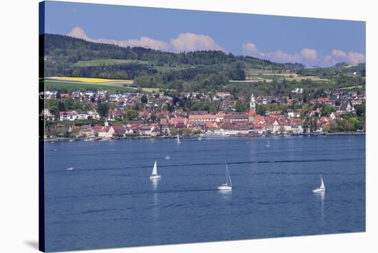 View over Lake Constance to Ueberlingen, Lake Constance, Baden-Wurttemberg, Germany, Europe-Markus Lange-Stretched Canvas