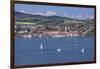 View over Lake Constance to Ueberlingen, Lake Constance, Baden-Wurttemberg, Germany, Europe-Markus Lange-Framed Photographic Print