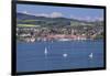 View over Lake Constance to Ueberlingen, Lake Constance, Baden-Wurttemberg, Germany, Europe-Markus Lange-Framed Photographic Print