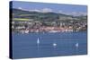 View over Lake Constance to Ueberlingen, Lake Constance, Baden-Wurttemberg, Germany, Europe-Markus Lange-Stretched Canvas