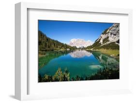 View over Lake Seebensee, Alps, Tirol, Austria-Konrad Wothe-Framed Photographic Print