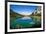 View over Lake Seebensee, Alps, Tirol, Austria-Konrad Wothe-Framed Photographic Print