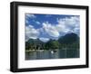 View over Lake, Talloires, Lake Annecy, Rhone Alpes, France, Europe-Stuart Black-Framed Photographic Print