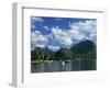 View over Lake, Talloires, Lake Annecy, Rhone Alpes, France, Europe-Stuart Black-Framed Photographic Print