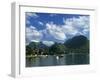 View over Lake, Talloires, Lake Annecy, Rhone Alpes, France, Europe-Stuart Black-Framed Photographic Print