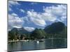 View over Lake, Talloires, Lake Annecy, Rhone Alpes, France, Europe-Stuart Black-Mounted Photographic Print