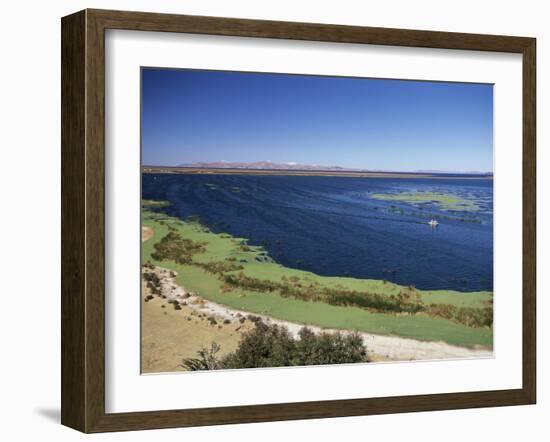 View Over Lake Titicaca, Near Puno, Peru, South America-Gavin Hellier-Framed Photographic Print