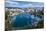 View over Lake Voulismeni, Agios Nikolaos, Crete, Greek Islands, Greece-Michael Runkel-Mounted Photographic Print