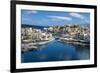 View over Lake Voulismeni, Agios Nikolaos, Crete, Greek Islands, Greece-Michael Runkel-Framed Photographic Print