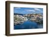 View over Lake Voulismeni, Agios Nikolaos, Crete, Greek Islands, Greece-Michael Runkel-Framed Photographic Print