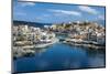 View over Lake Voulismeni, Agios Nikolaos, Crete, Greek Islands, Greece-Michael Runkel-Mounted Photographic Print