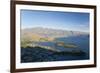 View over Lake Wakatipu to the Remarkables, sunset, Queenstown, Queenstown-Lakes district, Otago, S-Ruth Tomlinson-Framed Photographic Print