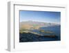 View over Lake Wakatipu to the Remarkables, sunset, Queenstown, Queenstown-Lakes district, Otago, S-Ruth Tomlinson-Framed Photographic Print