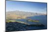 View over Lake Wakatipu to the Remarkables, sunset, Queenstown, Queenstown-Lakes district, Otago, S-Ruth Tomlinson-Mounted Photographic Print