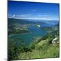 View over Lake with Paraglider, Lake Annecy, Rhone Alpes, France, Europe-Stuart Black-Mounted Photographic Print