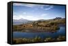 View over Lanin Volcano and Lago Huechulafquen-Yadid Levy-Framed Stretched Canvas
