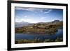 View over Lanin Volcano and Lago Huechulafquen-Yadid Levy-Framed Photographic Print