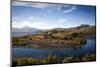 View over Lanin Volcano and Lago Huechulafquen-Yadid Levy-Mounted Photographic Print
