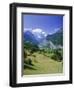 View Over Lauterbrunnen from Wengen, Bernese Oberland, Swiss Alps, Switzerland, Europe-Simon Harris-Framed Photographic Print