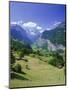 View Over Lauterbrunnen from Wengen, Bernese Oberland, Swiss Alps, Switzerland, Europe-Simon Harris-Mounted Photographic Print