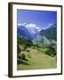 View Over Lauterbrunnen from Wengen, Bernese Oberland, Swiss Alps, Switzerland, Europe-Simon Harris-Framed Photographic Print