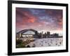 View over Lavendar Bay Toward the Habour Bridge and the Skyline of Central Sydney, Australia-Andrew Watson-Framed Photographic Print