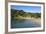 View over Little Oneroa Beach, Waiheke Island, Hauraki Gulf, North Island, New Zealand, Pacific-Michael Runkel-Framed Photographic Print