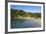 View over Little Oneroa Beach, Waiheke Island, Hauraki Gulf, North Island, New Zealand, Pacific-Michael Runkel-Framed Photographic Print