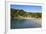 View over Little Oneroa Beach, Waiheke Island, Hauraki Gulf, North Island, New Zealand, Pacific-Michael Runkel-Framed Photographic Print