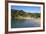 View over Little Oneroa Beach, Waiheke Island, Hauraki Gulf, North Island, New Zealand, Pacific-Michael Runkel-Framed Photographic Print