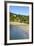 View over Little Oneroa Beach, Waiheke Island, Hauraki Gulf, North Island, New Zealand, Pacific-Michael Runkel-Framed Photographic Print