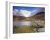 View over Llyn Llydaw Looking at Cloud Covered Peak of Snowdon, Snowdonia National Park, Wales, UK-Ian Egner-Framed Photographic Print