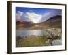 View over Llyn Llydaw Looking at Cloud Covered Peak of Snowdon, Snowdonia National Park, Wales, UK-Ian Egner-Framed Photographic Print