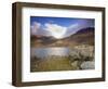 View over Llyn Llydaw Looking at Cloud Covered Peak of Snowdon, Snowdonia National Park, Wales, UK-Ian Egner-Framed Photographic Print