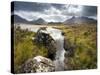View over Loch Caol to Sgurr Nan Gillean and Marsco, Glen Sligachan, Isle of Skye, Highlands, Scotl-Lee Frost-Stretched Canvas