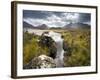 View over Loch Caol to Sgurr Nan Gillean and Marsco, Glen Sligachan, Isle of Skye, Highlands, Scotl-Lee Frost-Framed Photographic Print