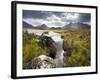 View over Loch Caol to Sgurr Nan Gillean and Marsco, Glen Sligachan, Isle of Skye, Highlands, Scotl-Lee Frost-Framed Photographic Print