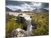 View over Loch Caol to Sgurr Nan Gillean and Marsco, Glen Sligachan, Isle of Skye, Highlands, Scotl-Lee Frost-Mounted Photographic Print