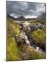 View over Loch Caol to Sgurr Nan Gillean and Marsco, Glen Sligachan, Isle of Skye, Highlands, Scotl-Lee Frost-Mounted Photographic Print