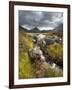 View over Loch Caol to Sgurr Nan Gillean and Marsco, Glen Sligachan, Isle of Skye, Highlands, Scotl-Lee Frost-Framed Photographic Print