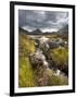 View over Loch Caol to Sgurr Nan Gillean and Marsco, Glen Sligachan, Isle of Skye, Highlands, Scotl-Lee Frost-Framed Photographic Print