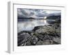 View over Loch Carron at Dawn from Rocks Near the Harbour, Plockton, Kintail, Highlands, Scotland, -Lee Frost-Framed Photographic Print