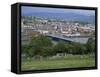 View Over Londonderry, County Derry, Northern Ireland, United Kingdom-Roy Rainford-Framed Stretched Canvas