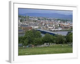 View Over Londonderry, County Derry, Northern Ireland, United Kingdom-Roy Rainford-Framed Photographic Print