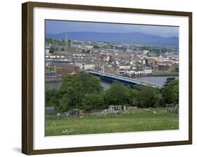 View Over Londonderry, County Derry, Northern Ireland, United Kingdom-Roy Rainford-Framed Photographic Print