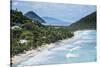 View over Long Beach, Tortola, British Virgin Islands, West Indies, Caribbean, Central America-Michael Runkel-Stretched Canvas