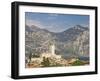 View over Malcesine and the Scaligero Castle, Lake Garda, Veneto, Italy, Europe-James Emmerson-Framed Photographic Print