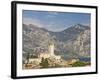 View over Malcesine and the Scaligero Castle, Lake Garda, Veneto, Italy, Europe-James Emmerson-Framed Photographic Print